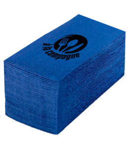 A La Campagne Servilleta personalizada 40x40 1 8 Azul