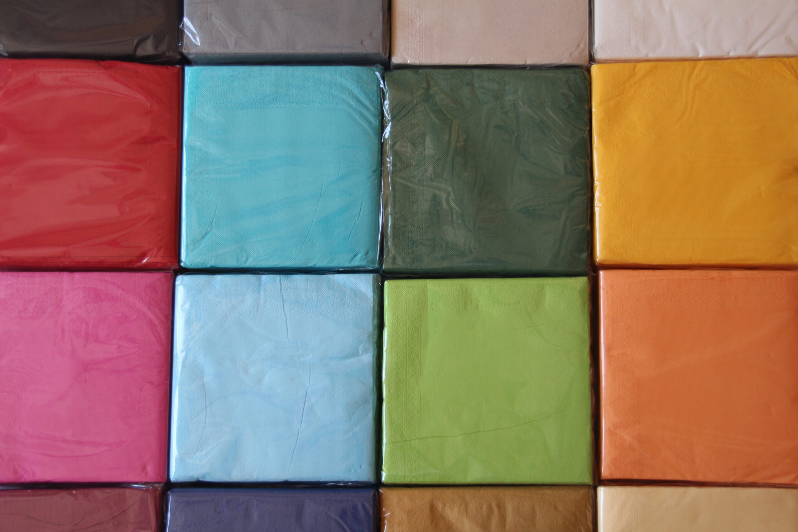 Surtido de servilletas Morigami de colores